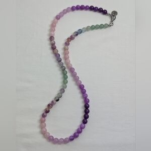 Artisan Ombre Gemstone Necklace - J014